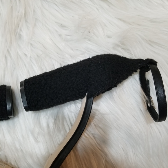 Call It Spring Black Chunky Heel Open Toe Sandals Adjustable Ankle Straps.8.5 - Picture 13 of 17